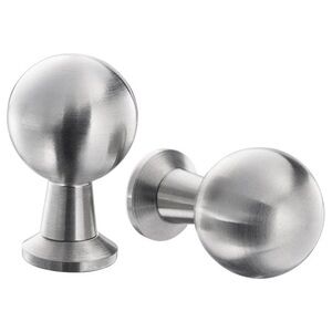 NEW IKEA BAGGANÄS Knob, stainless steel, 20 mm (13/16 ") 4 x 2-pack